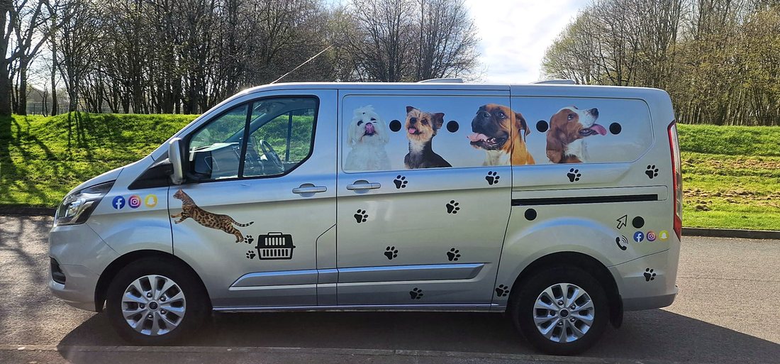 The J&R Pet Care van